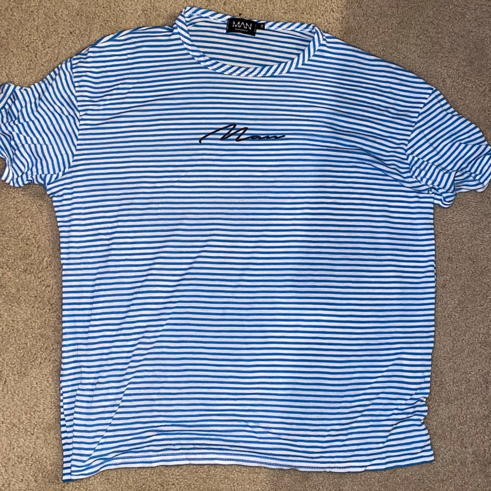 Boohoo Man Striped Shirt